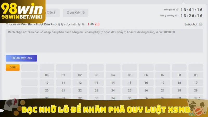 Bạc nhớ lô đề khám phá quy luật XSMB