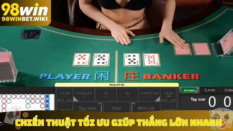 Chiến thuật tối ưu giúp thắng lớn nhanh