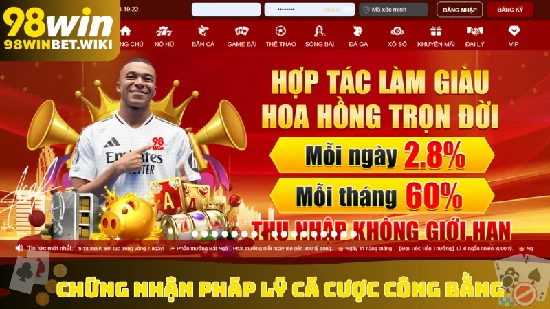 Chứng nhận pháp lý cá cược công bằng