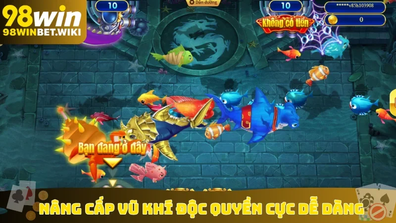 Nâng cấp vũ khí độc quyền cực dễ dàng