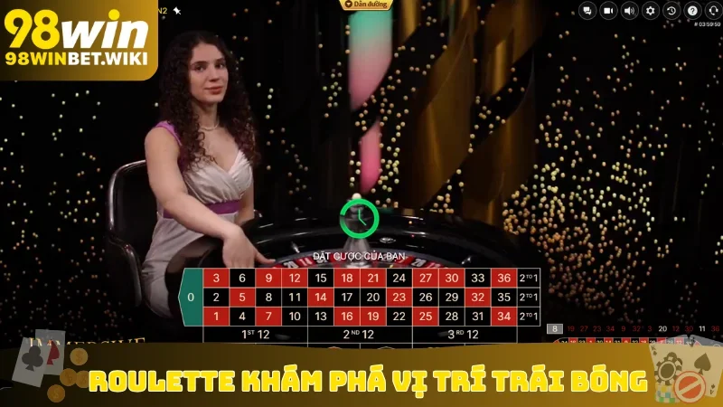 Roulette khám phá vị trí trái bóng