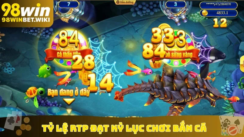 Tỷ lệ RTP đạt kỷ lục chơi bắn cá