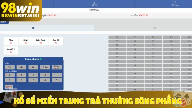 Xổ số miền Trung trả thưởng sòng phẳng